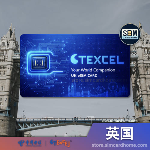 英国｜CTExcel｜eSIM｜15GB已回国年卡